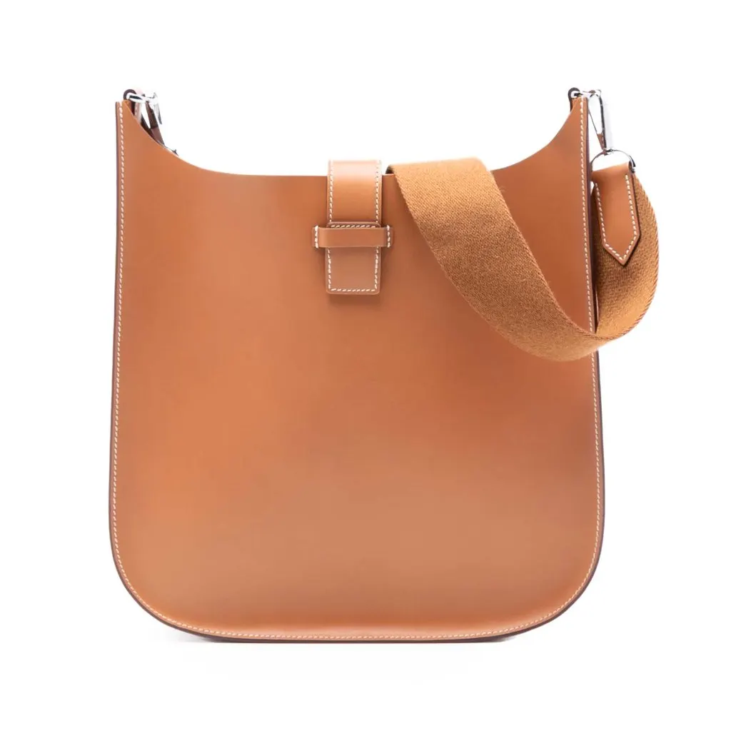 Hermès Vache Hunter Evelyne Sellier 29 Brown Leather Very good - Front View