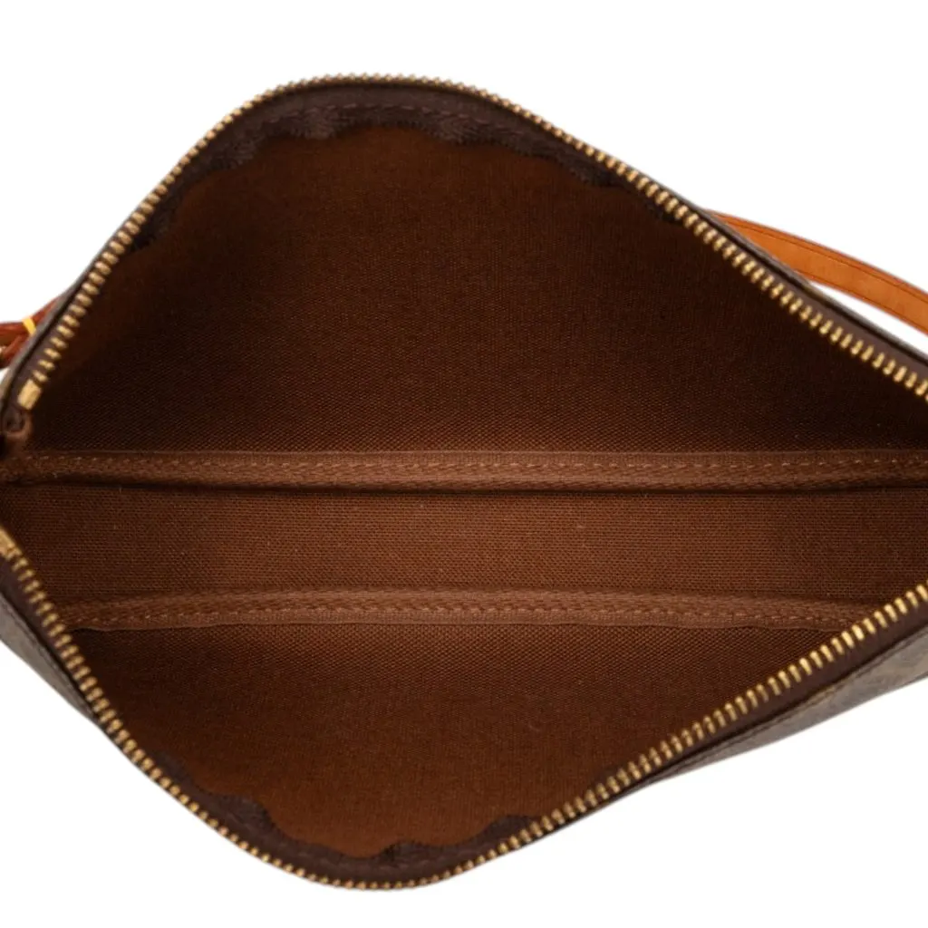 Louis Vuitton Monogram Pochette Accessoires Brown Very good - Model View