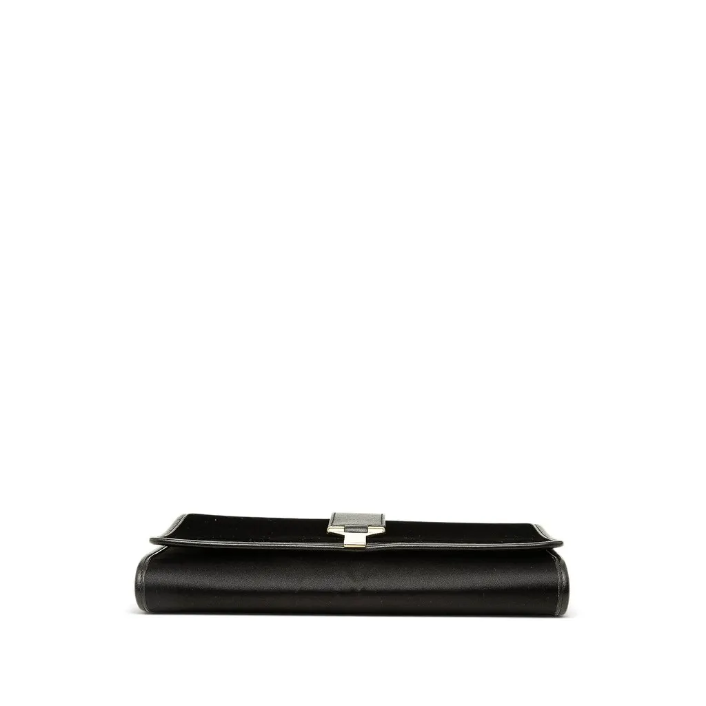 Saint Laurent Suede Chyc Ligne Clutch Black Suede Very good - Inside View