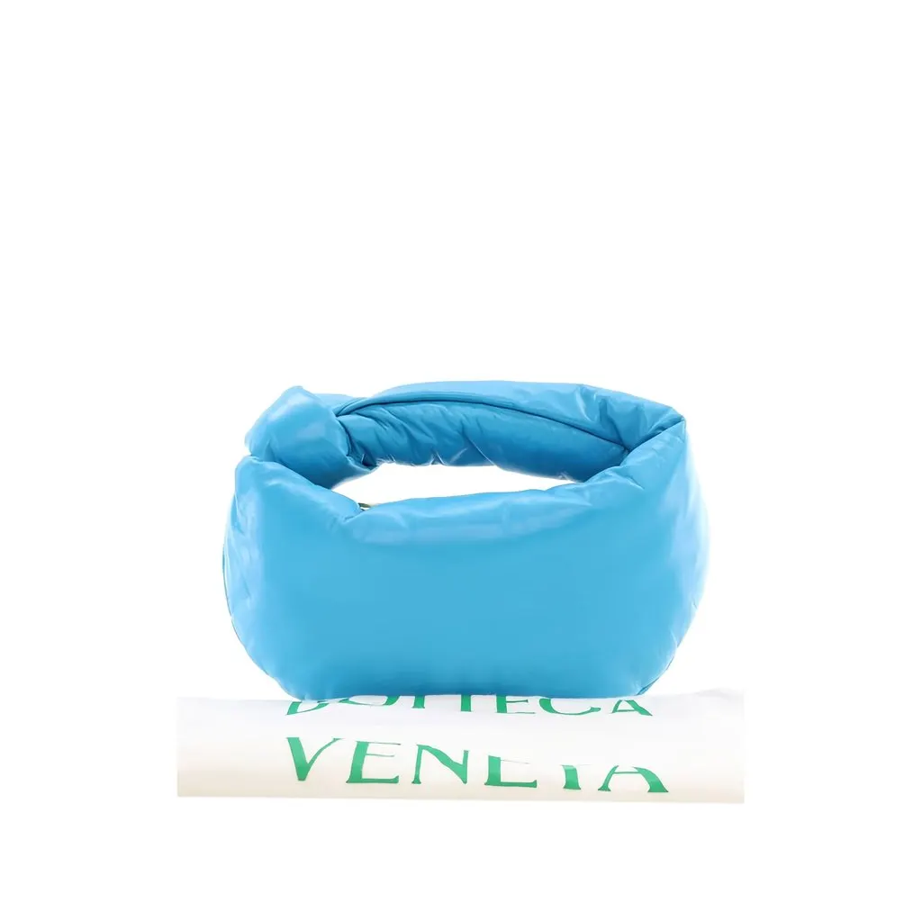 Bottega Veneta Mini Nappa Puffy Jodie Blue Leather Very good - Box View