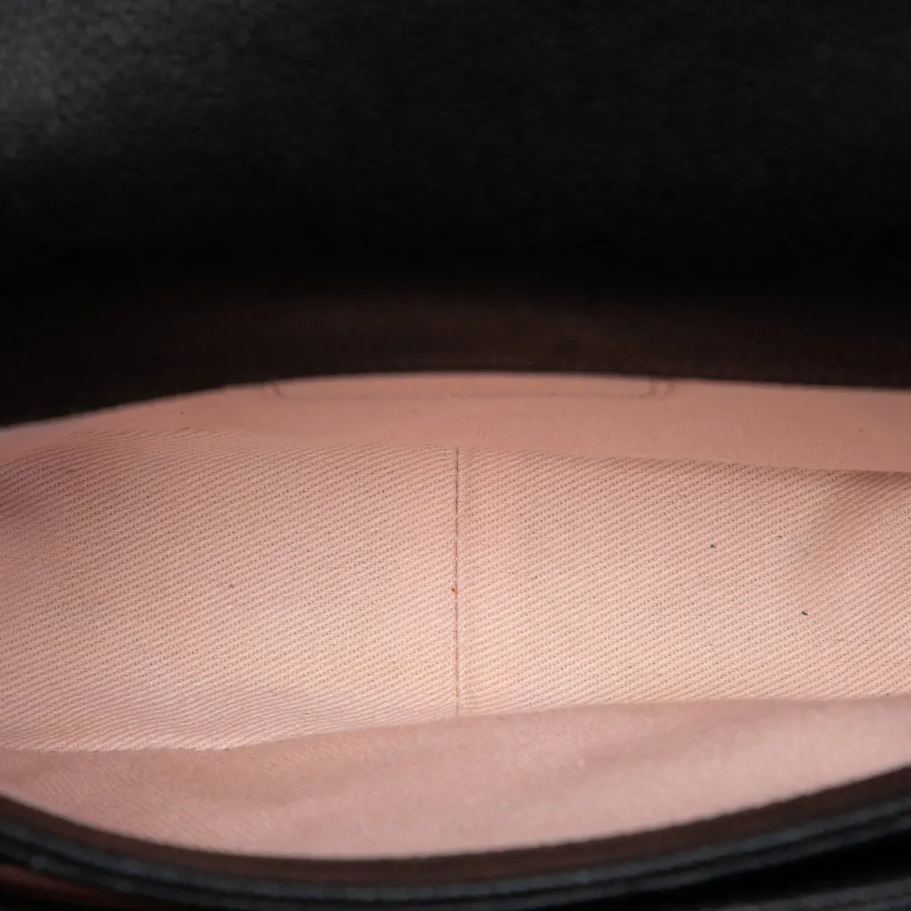 Chanel Paris Cuba Small Quilted Caviar Thread Around Flap Black Leather Very good - Model View