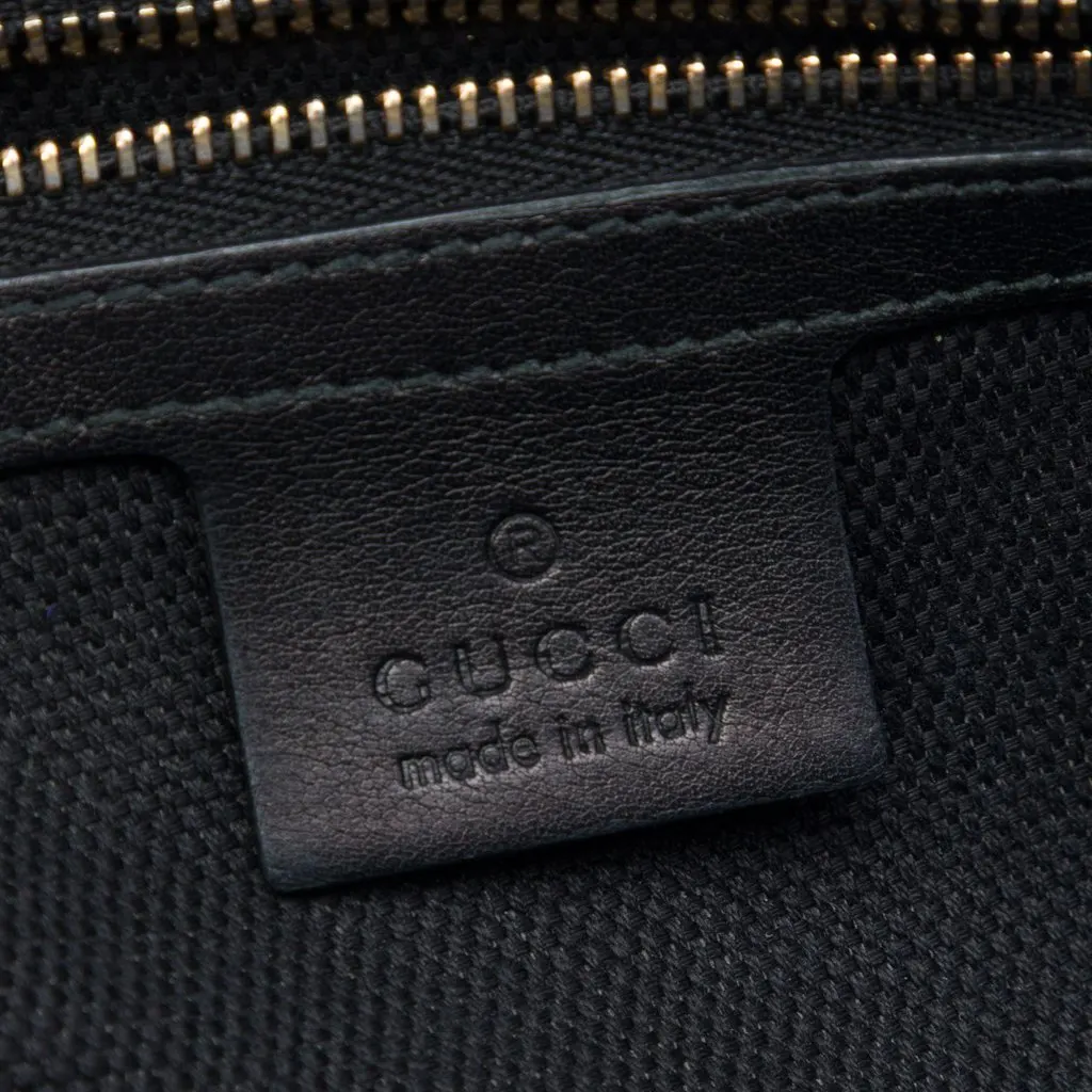 Gucci Medium Patent Soho Chain Flap Crossbody Black Leather Very good - Box View