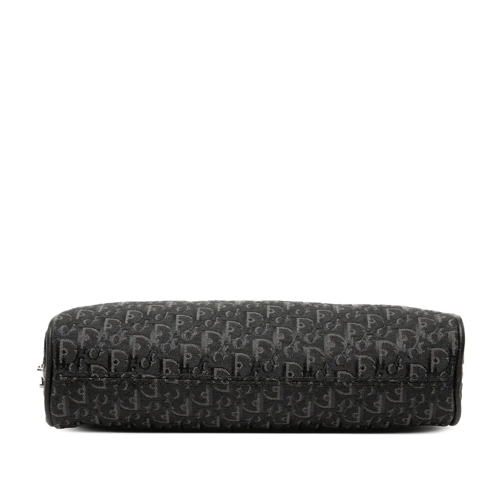 Dior Diorissimo Trotter Canvas Pouch Black Canvas Good - Inside View