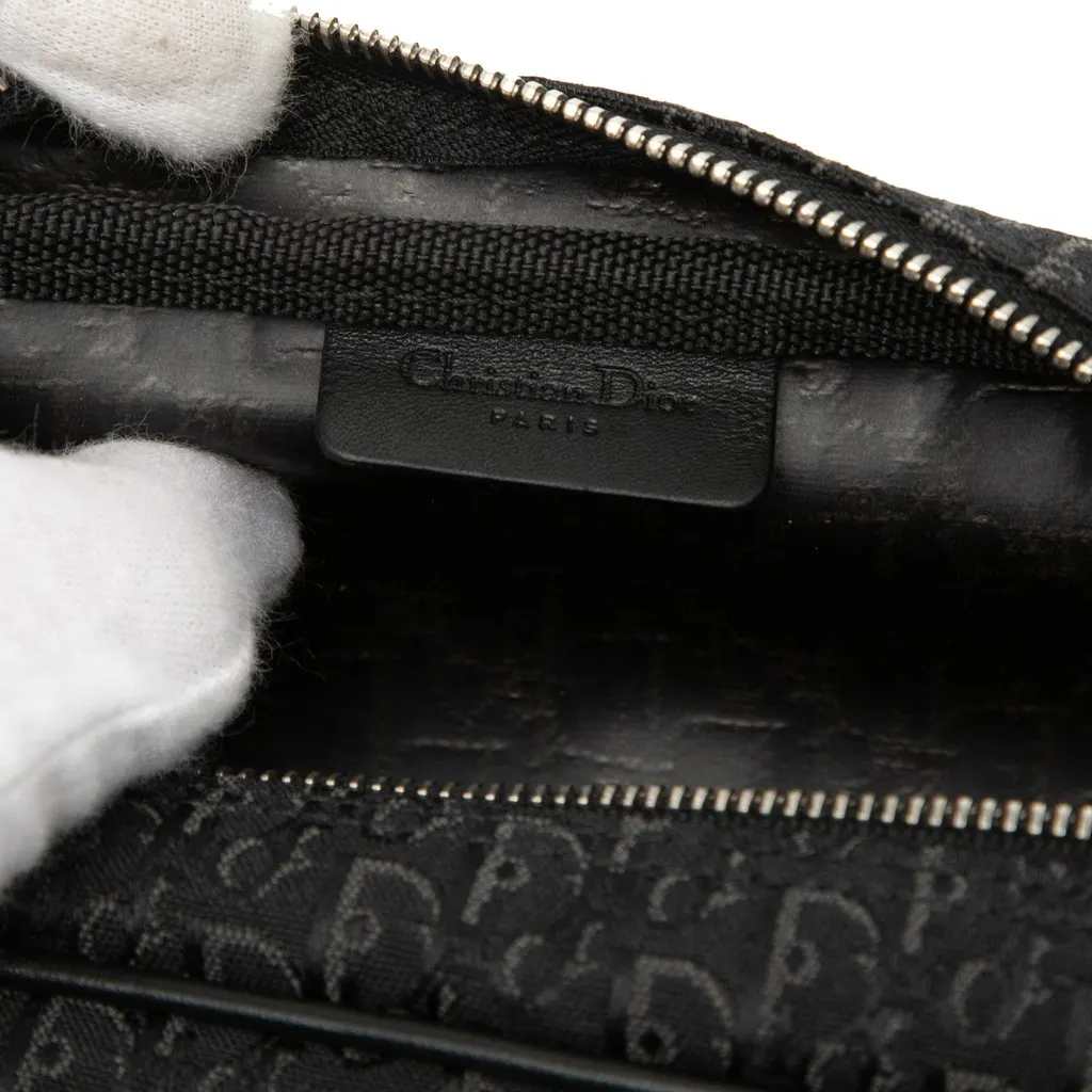 Dior Diorissimo Trotter Canvas Pouch Black Canvas Good - Box View