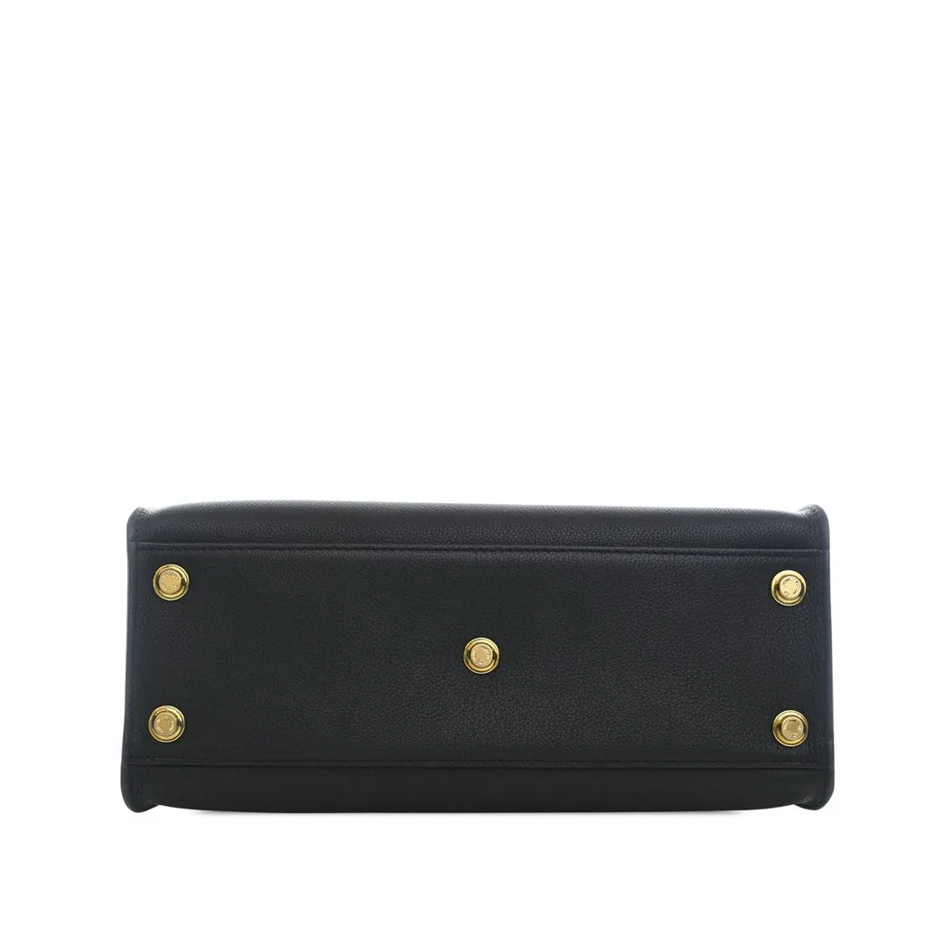Louis Vuitton Monogram On My Side MM Black Leather Very good - Inside View