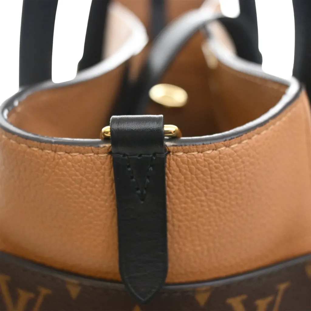 Louis Vuitton Monogram On My Side MM Black Leather Very good - Box View