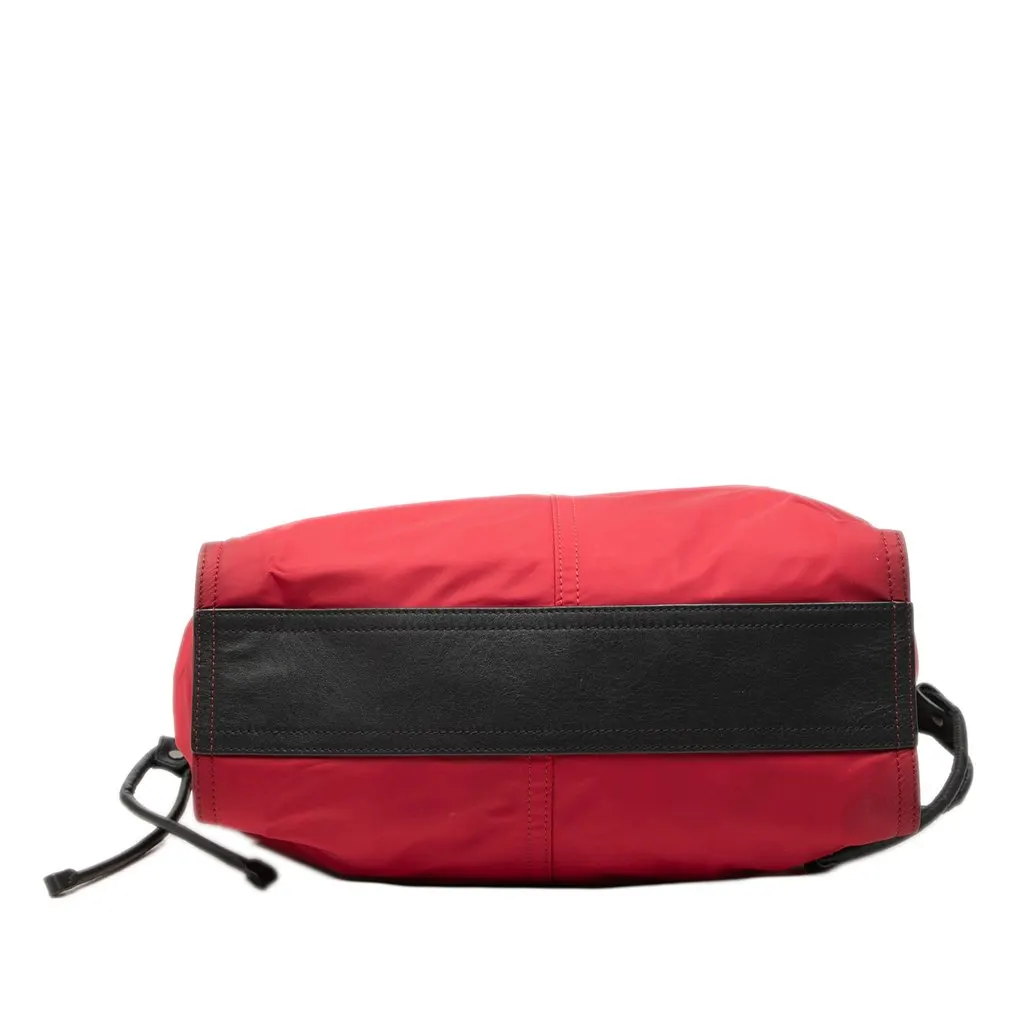 Burberry Nylon Buckleigh Tote Red Polyamide Very good - Inside View