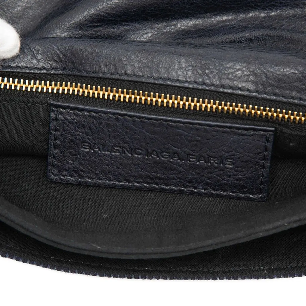 Balenciaga Canvas Motocross Giant 12 Envelope Clutch Blue Very good - Box View