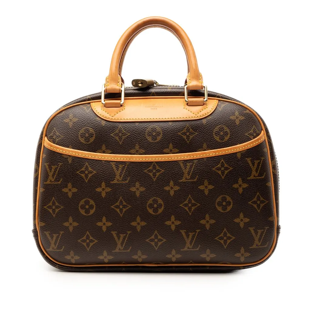 Louis Vuitton Monogram Trouville Brown Very good - Front View