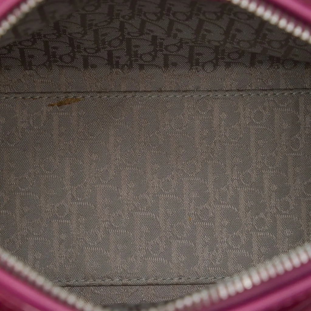 Dior Medium Patent Cannage Lady Dior Pink Leather Very good - Model View