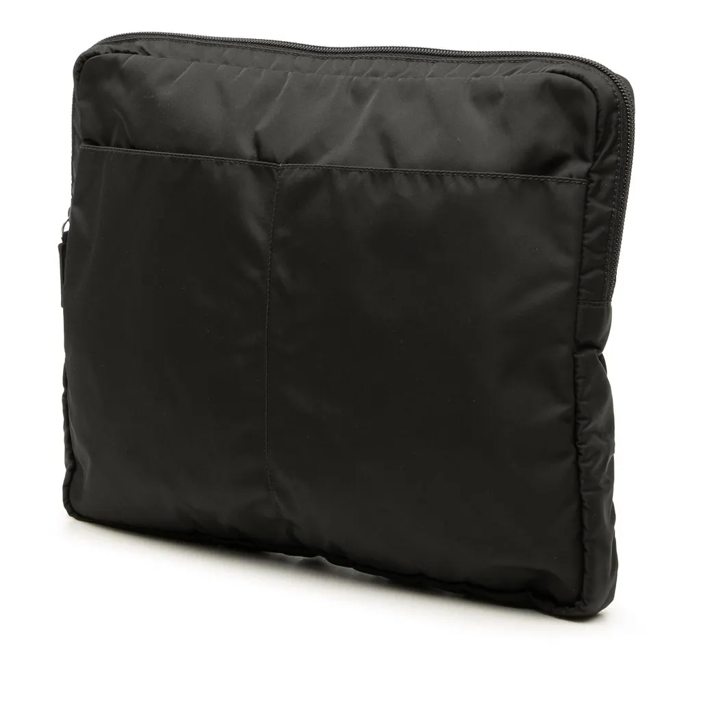 Prada Tessuto Laptop Case Black Very good - Back View