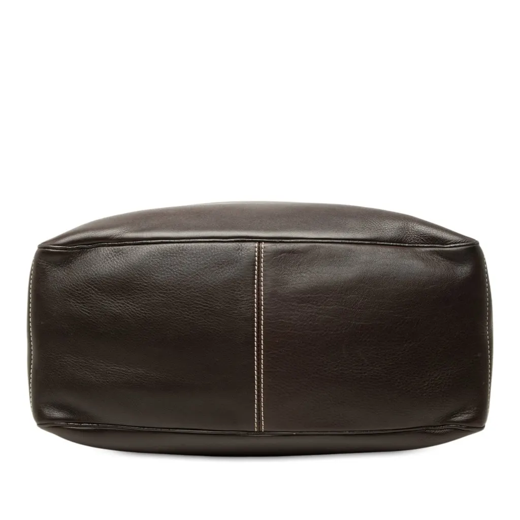Celine Calfskin Boogie Handbag Brown Leather Very good - Inside View