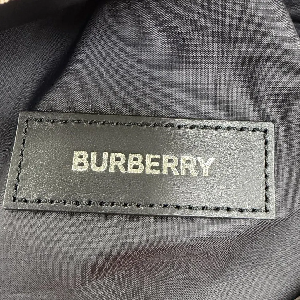 Burberry House Check Nylon Convertible Backpack Beige Very good - Box View