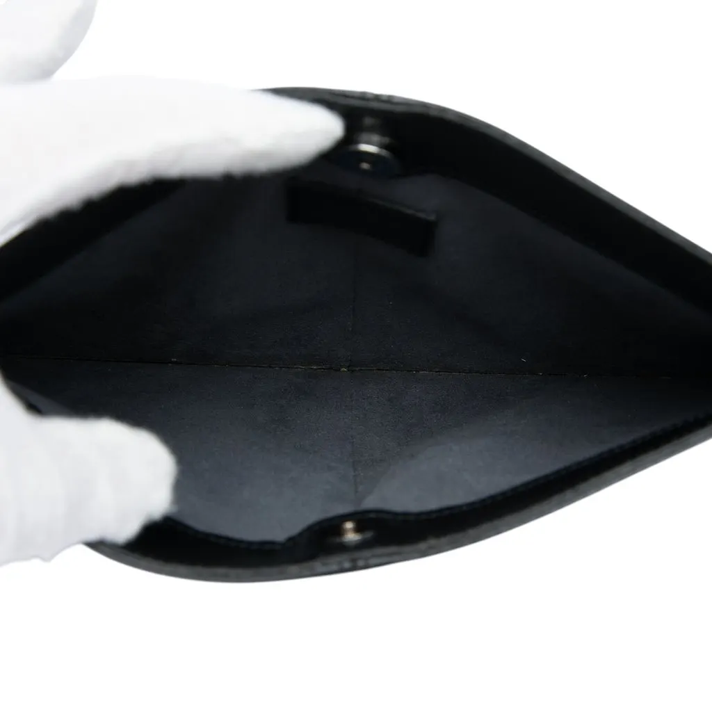 Louis Vuitton Epi Demi Lune Pochette Black Leather Very good - Model View