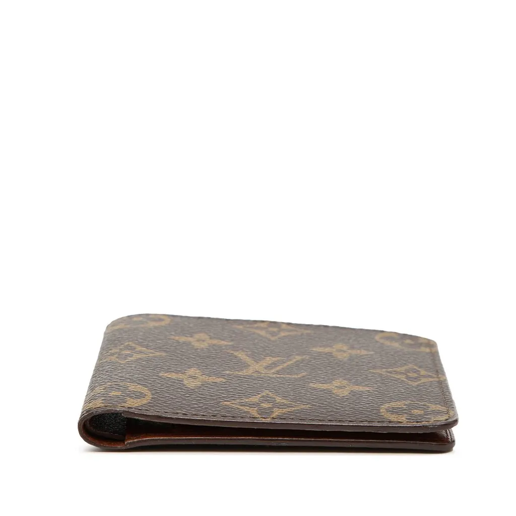 Louis Vuitton Monogram Porte Billets 6 Cartes Credit Wallet Brown Very good - Inside View
