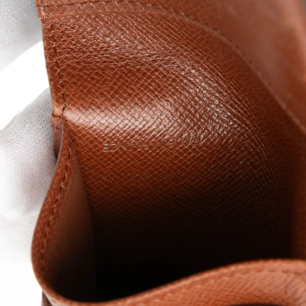 Louis Vuitton Monogram Porte Billets 6 Cartes Credit Wallet Brown Very good - Box View