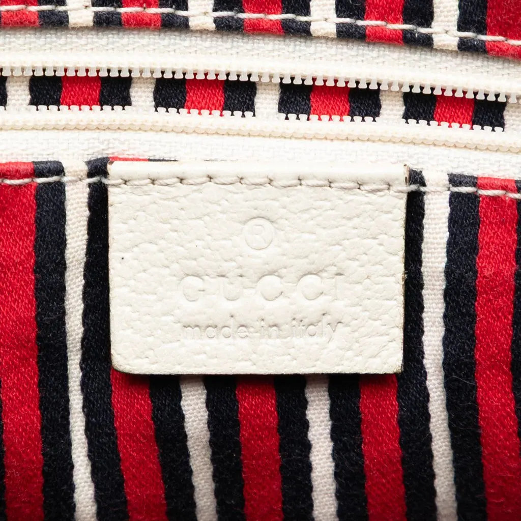Gucci 85th Anniversary Canvas Logo Abbey D Ring Tote Blue Very good - Box View