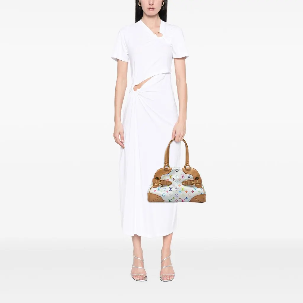 Louis Vuitton Monogram Multicolore Claudia White Very good - Box View