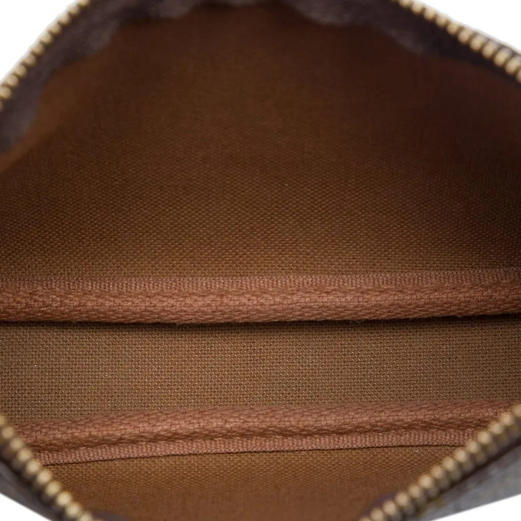 Louis Vuitton Monogram Mini Pochette Accessoires Brown Very good - Model View