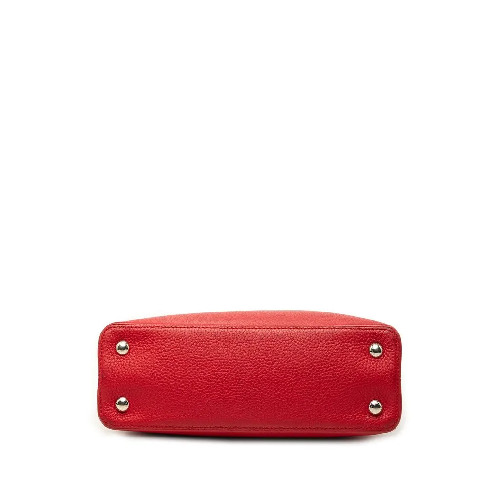 Louis Vuitton Taurillon Capucines Old MM Red Leather Very good - Inside View