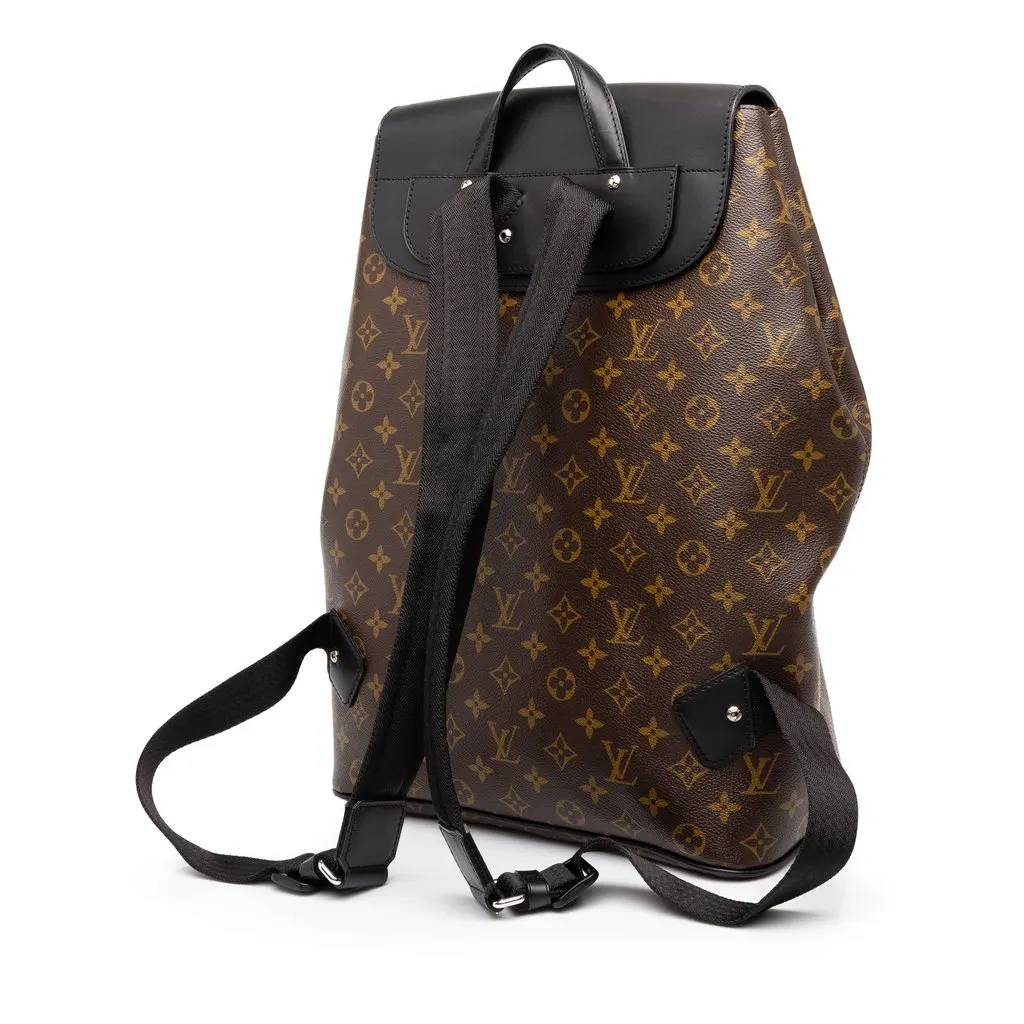 Louis Vuitton Monogram Macassar Palk Backpack Brown Very good - Back View