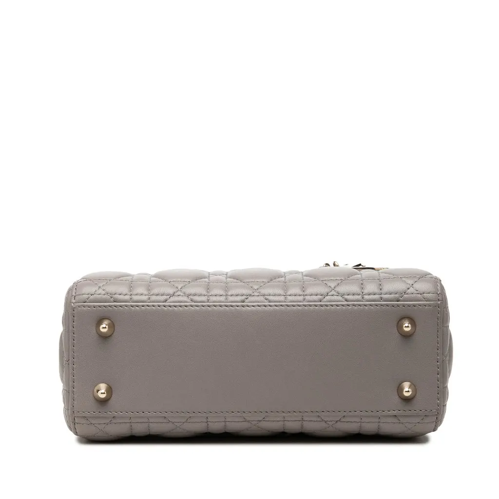 Dior Small Lambskin Cannage MyABCDior Lady Dior Brown Leather Very good - Inside View