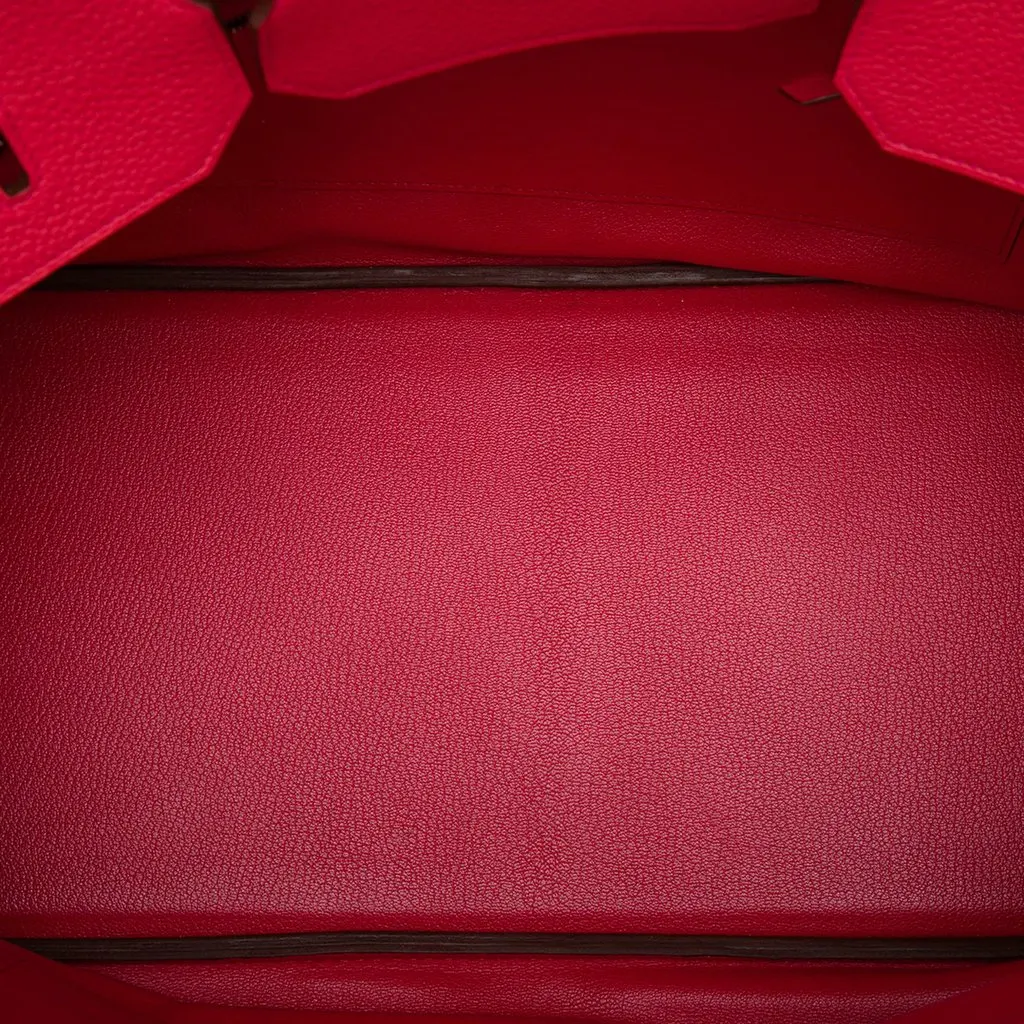 Hermès Togo Birkin Retourne 40 Red Leather Very good - Model View
