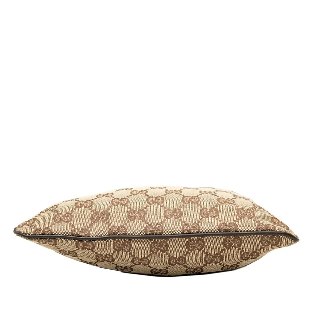 Gucci GG Canvas Web Crossbody Beige Canvas Good - Inside View