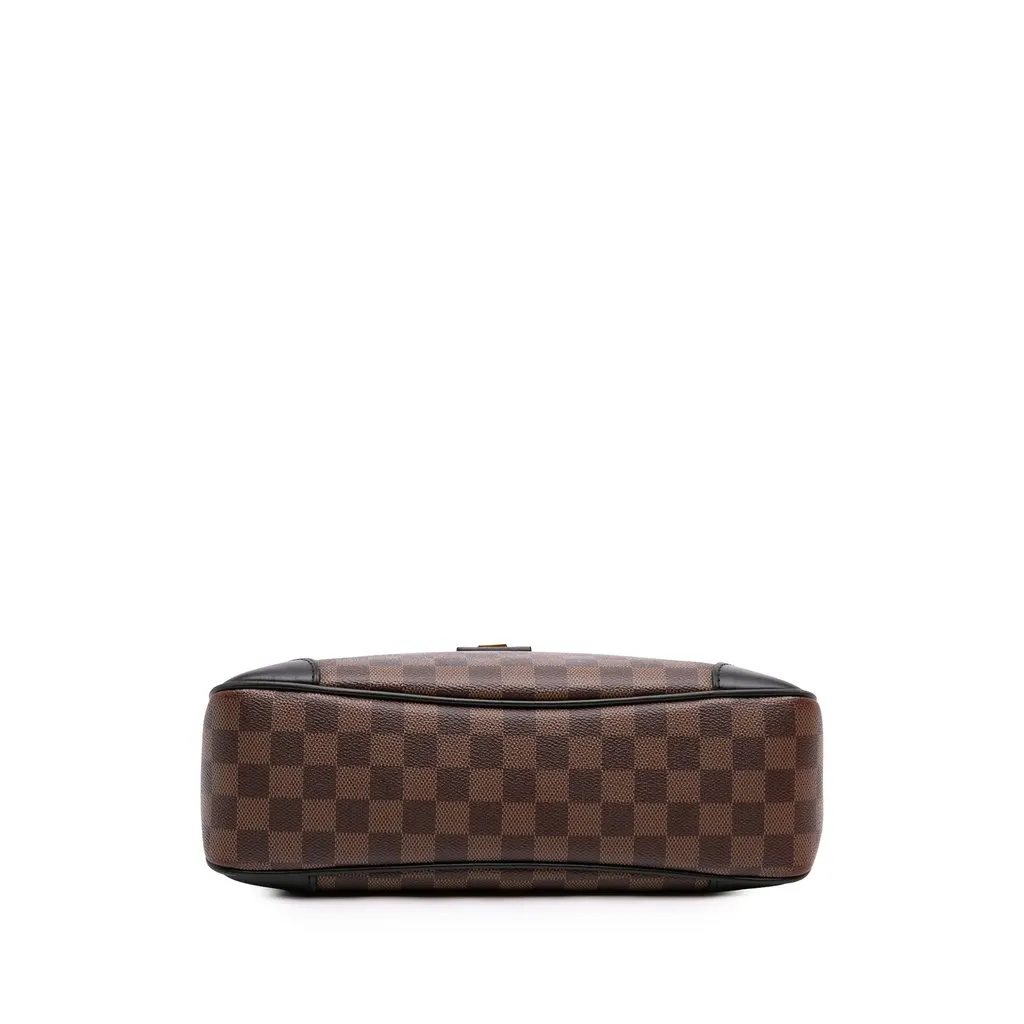 Louis Vuitton Damier Ebene Odeon MM Brown Canvas Very good - Inside View