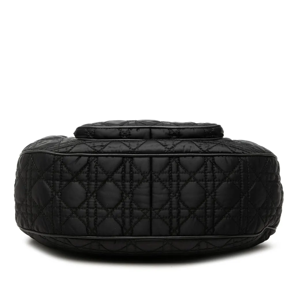 Dior Nylon Cannage Charming Lock Tote Black Very good - Inside View