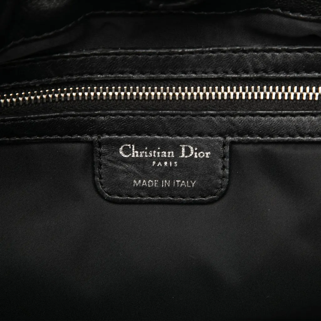 Dior Nylon Cannage Charming Lock Tote Black Very good - Box View
