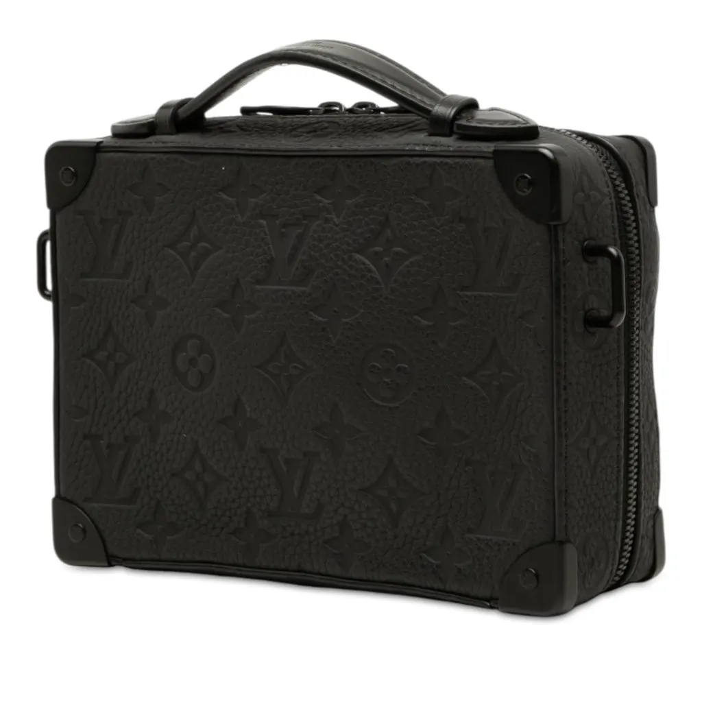 Louis Vuitton Monogram Taurillon Handle Soft Trunk Black Leather Very good - Back View