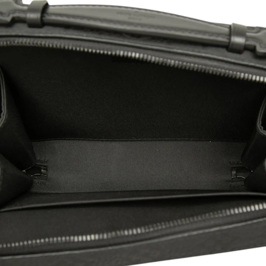 Louis Vuitton Monogram Taurillon Handle Soft Trunk Black Leather Very good - Model View