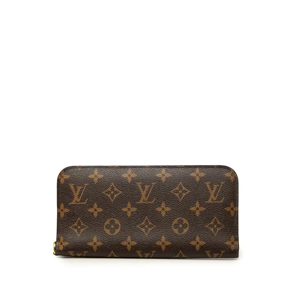Louis Vuitton Monogram Insolite Long Wallet Brown Canvas Very good - Front View