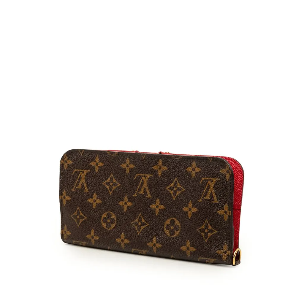 Louis Vuitton Monogram Insolite Long Wallet Brown Canvas Very good - Back View