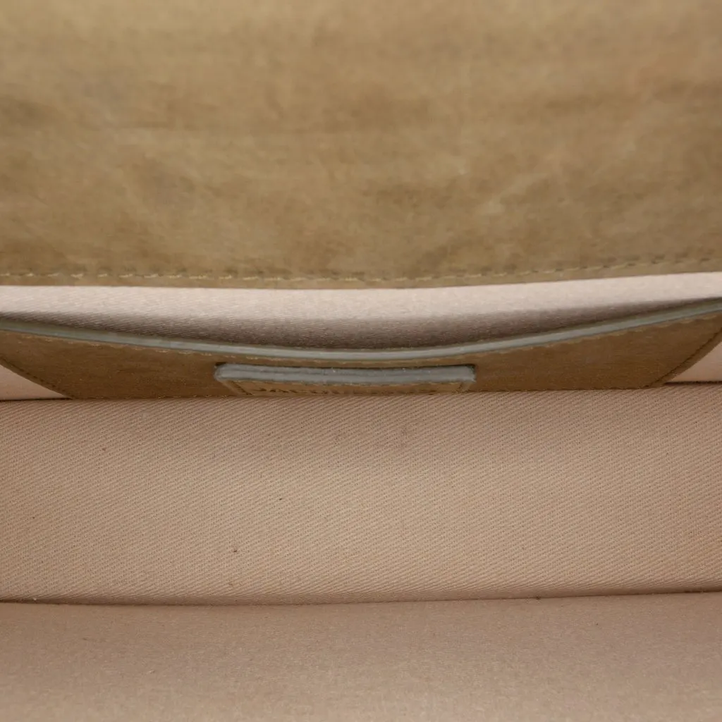 Jacquemus Suede Le Bambino Long Shoulder Bag Brown Leather Very good - Model View