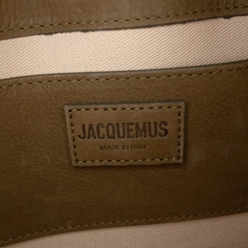 Jacquemus Suede Le Bambino Long Shoulder Bag Brown Leather Very good - Box View
