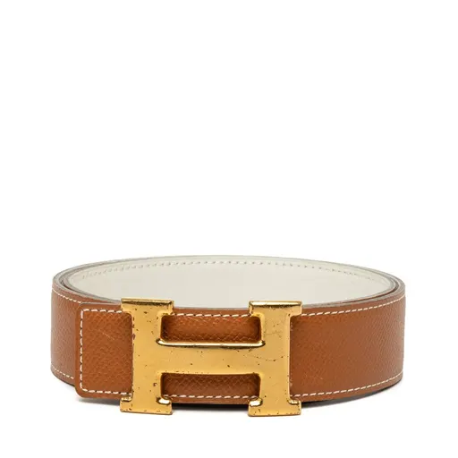 Hermès Courchevel Constance H Reversible Belt