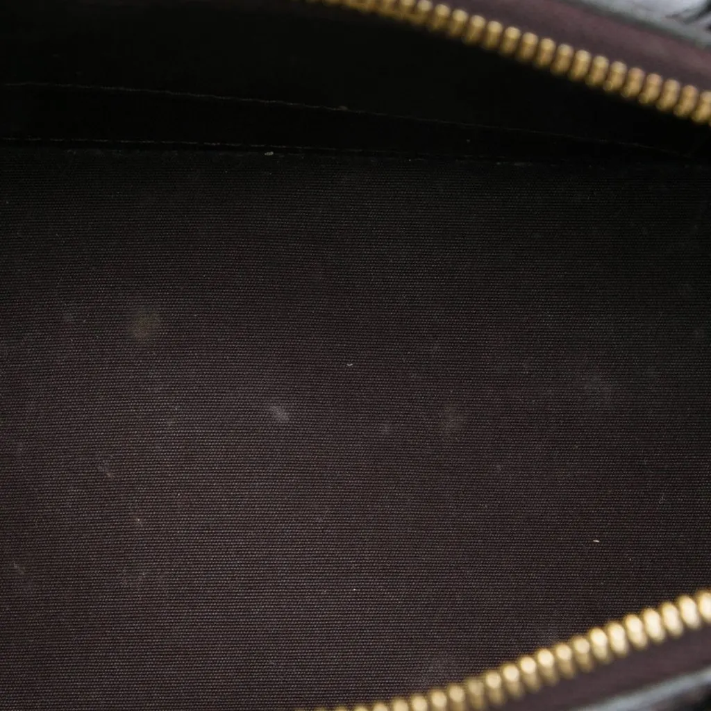 Louis Vuitton Monogram Vernis Alma BB Purple Leather Very good - Model View