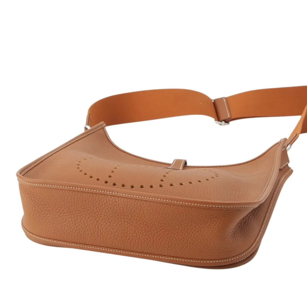 Hermès Clemence Evelyne III 29 Brown Leather Very good - Model View