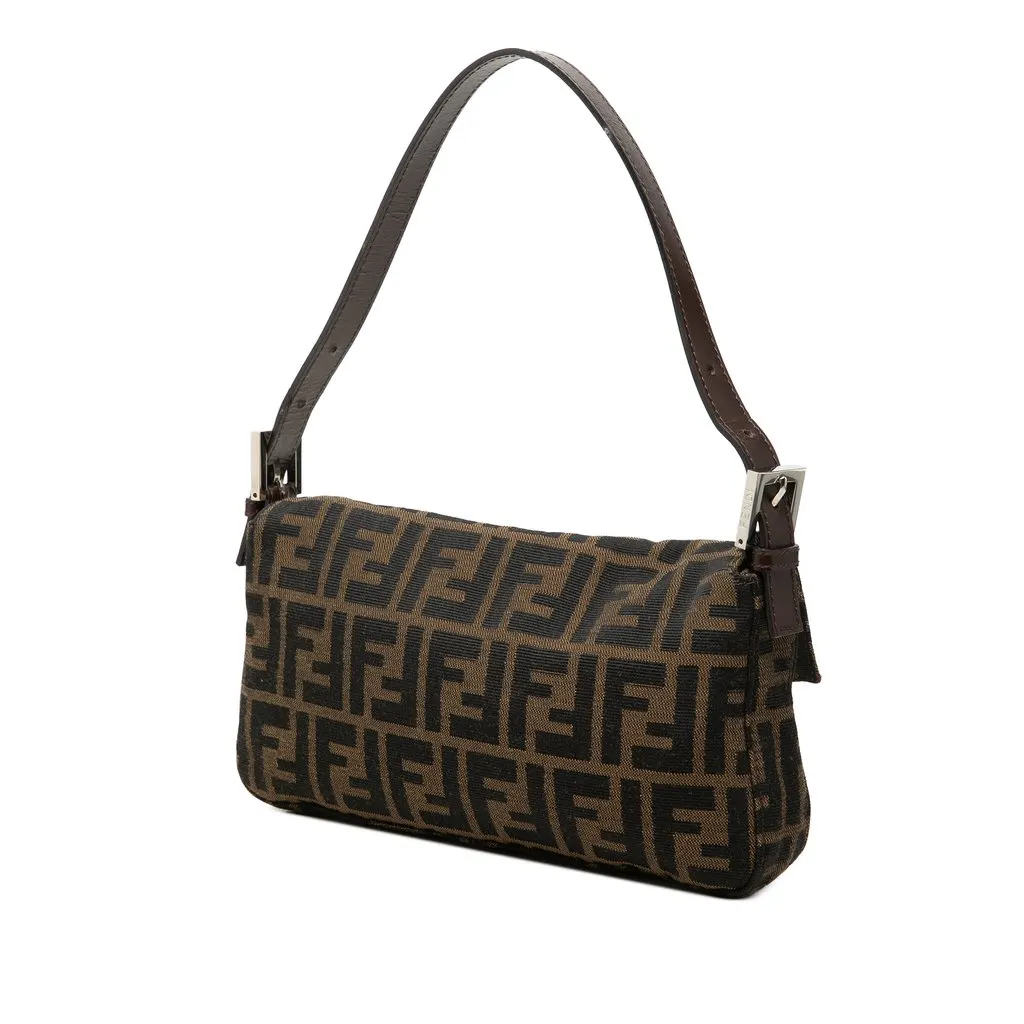 Fendi Zucca Canvas Baguette Brown Very good - Back View