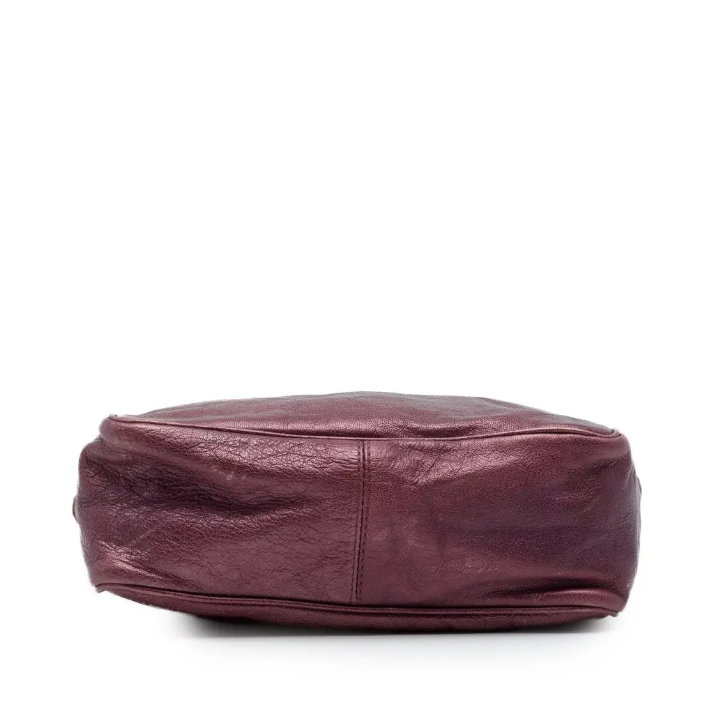 Bottega Veneta Intrecciato Trimmed Cervo Tote Red Leather Very good - Inside View