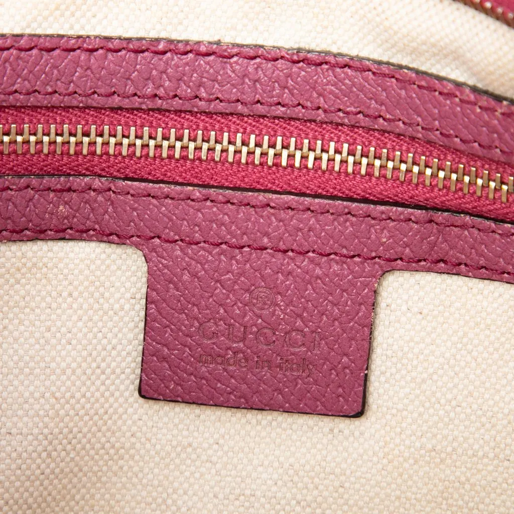 Gucci Small GG Canvas Bree Satchel Beige Canvas Very good - Box View