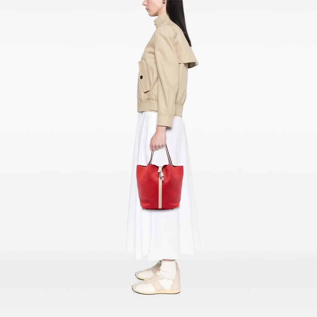 Hermès Bicolor Clemence and Swift Picotin Lock 22 Red Leather Very good - Box View