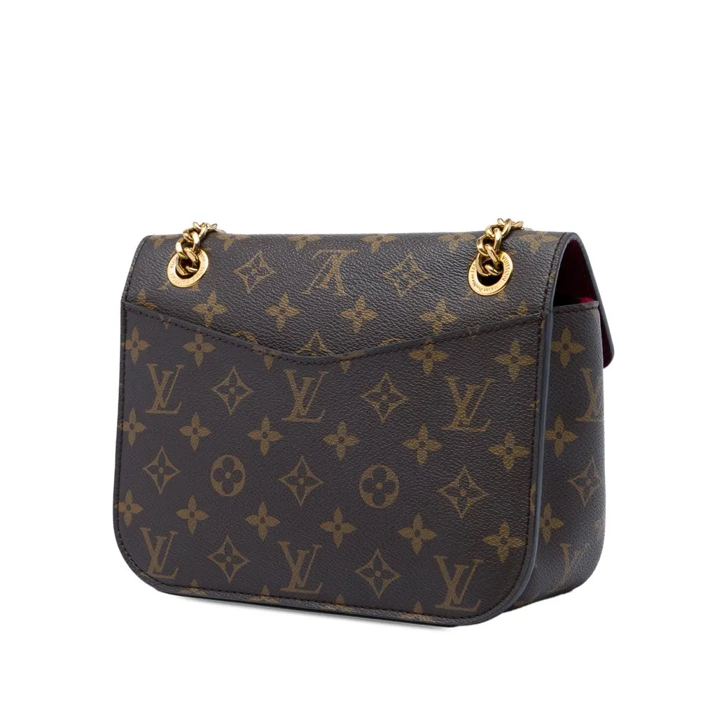 Louis Vuitton Monogram Passy PM Brown Canvas Good - Back View