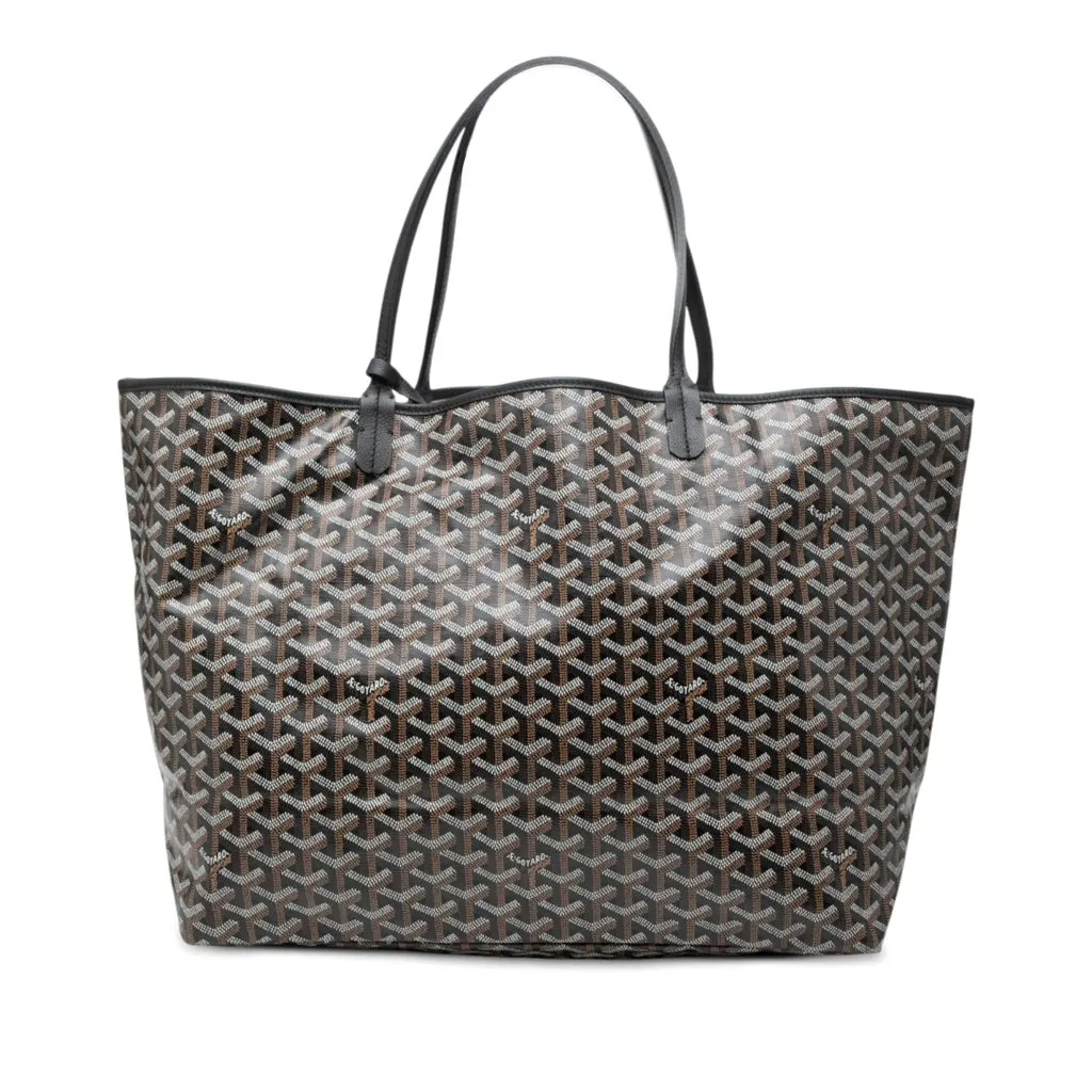 Goyard Goyardine Saint Louis GM Black Very good - Front View