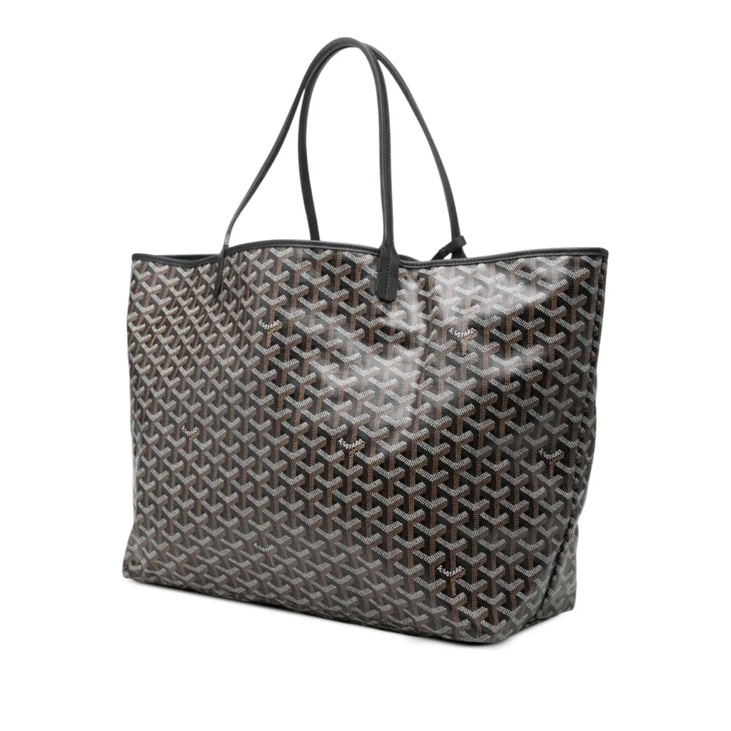 Goyard Goyardine Saint Louis GM Black Very good - Back View