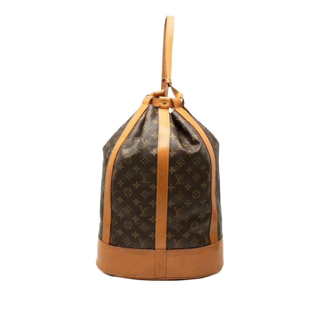 Louis Vuitton Monogram Randonnee GM Brown Canvas Good - Front View