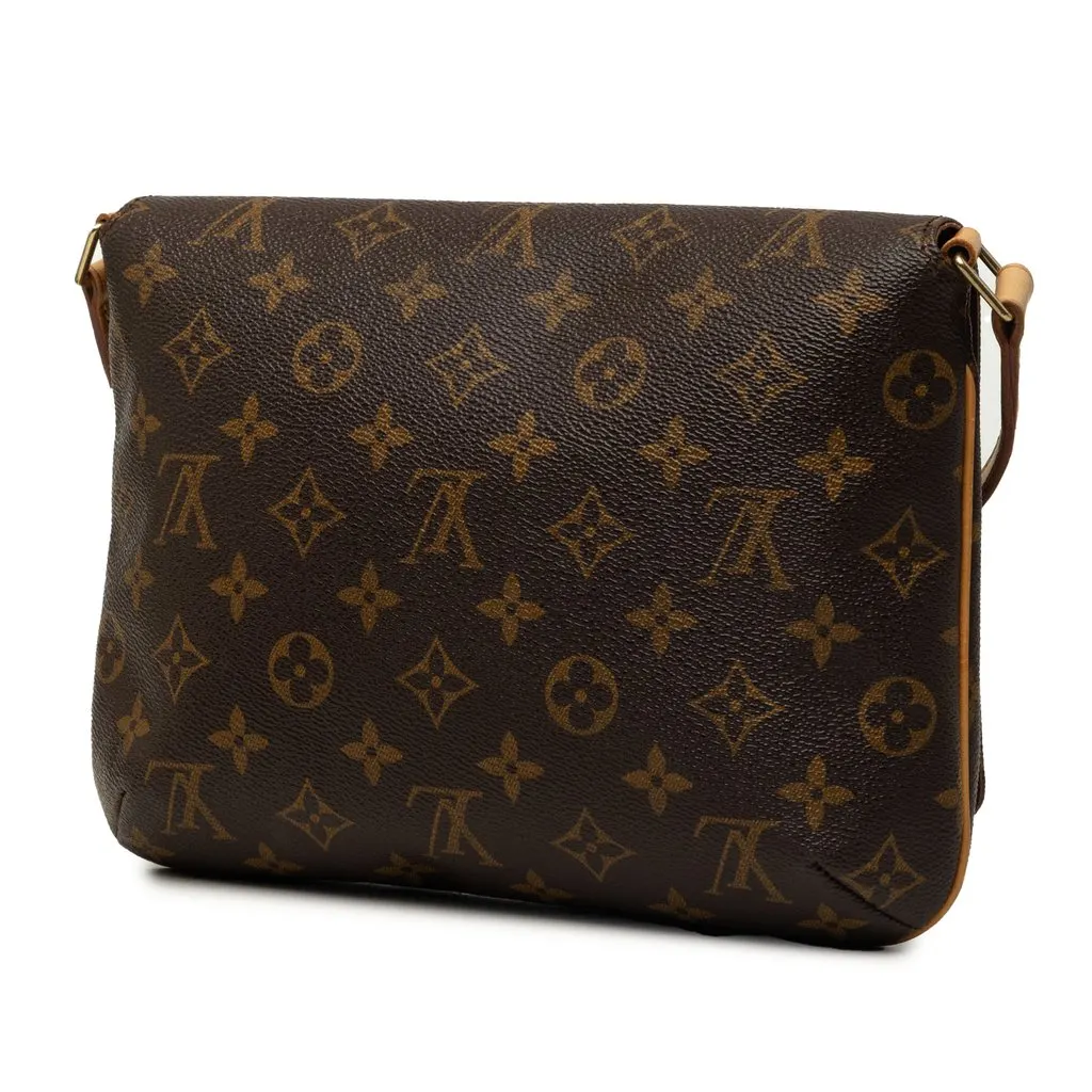Louis Vuitton Monogram Musette Tango Short Strap Brown Canvas Good - Back View