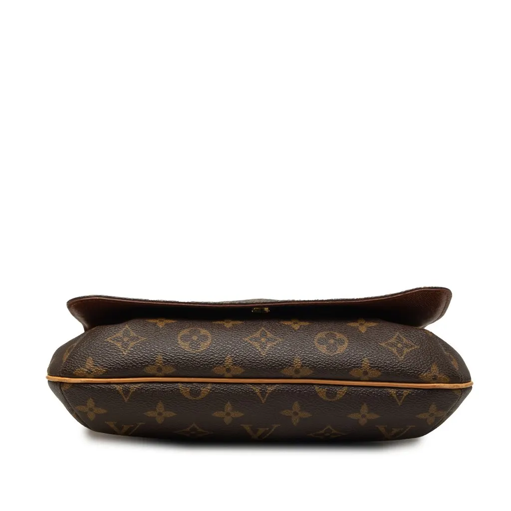Louis Vuitton Monogram Musette Tango Short Strap Brown Canvas Good - Inside View